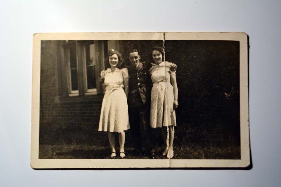 Mother with cap WW2.