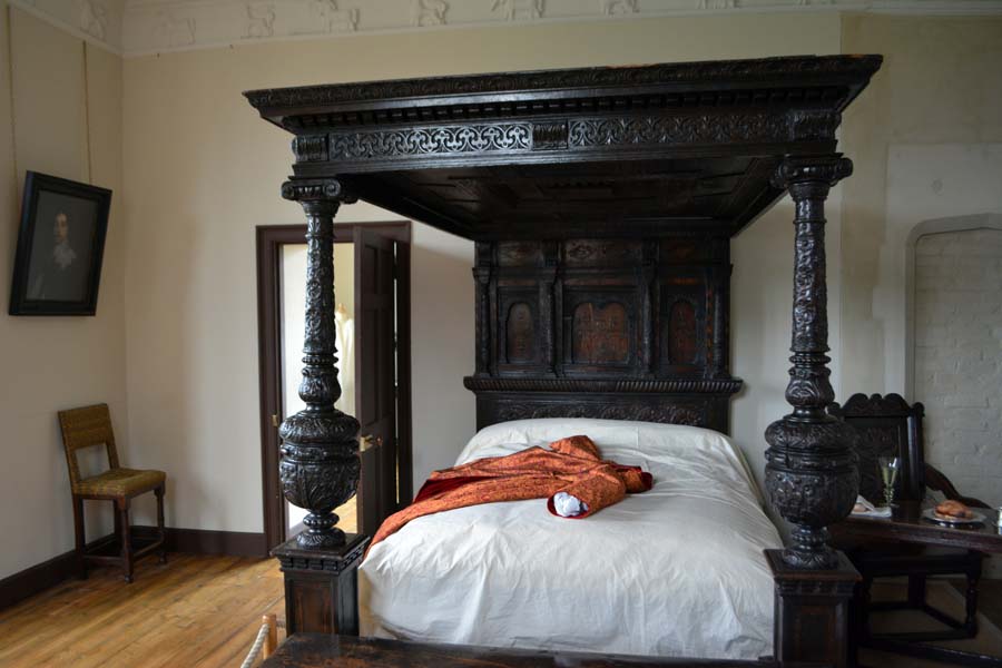 The King's bed, Aston Hall.