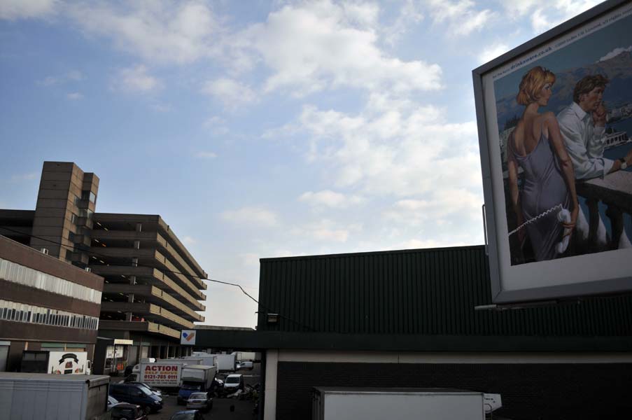 A place for cars, the Bull Ring.