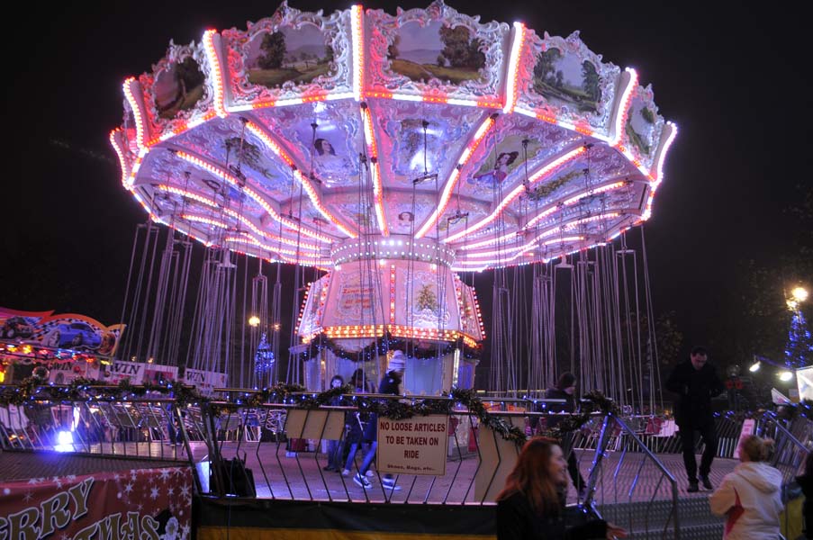 Leaving the ride, Centenary Square.