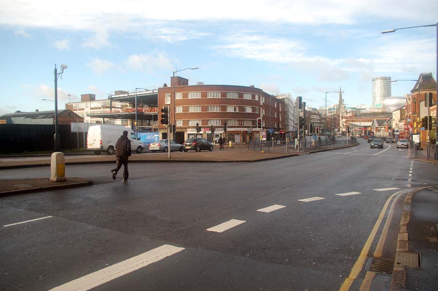 Man crossing, Digbeth.