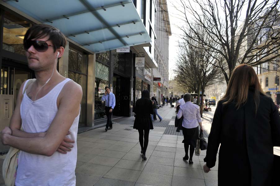 Man on Colmore Row.