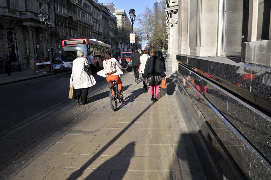 Pushbike, Colmore Row.