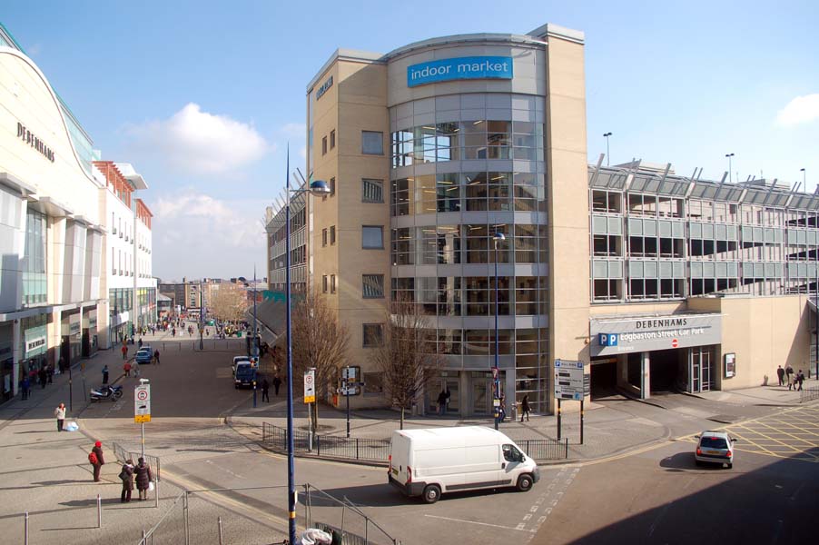 Sunshine at the Bull  Ring.