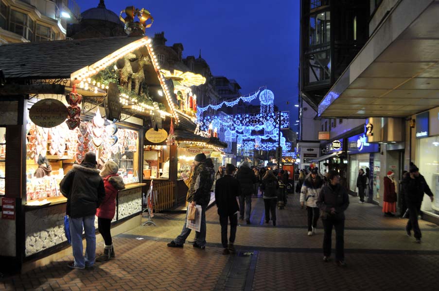 The German market, New Street.