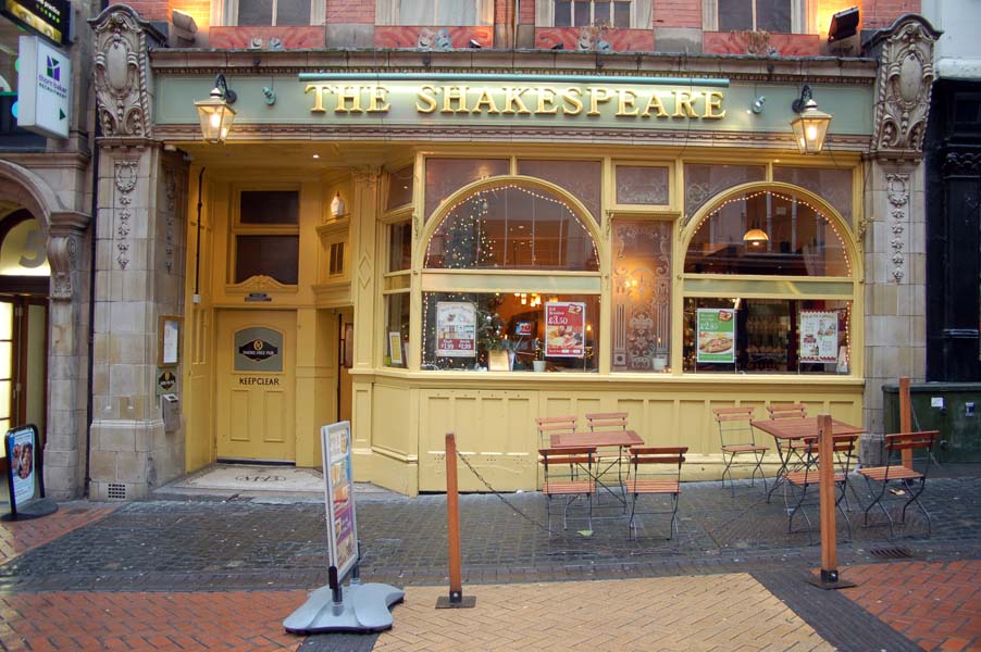 The Shakespeare public house.