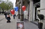 Patriotic balloons, Colmore Row.