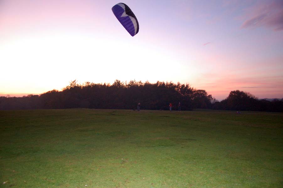 Kite flying the Lickeys.