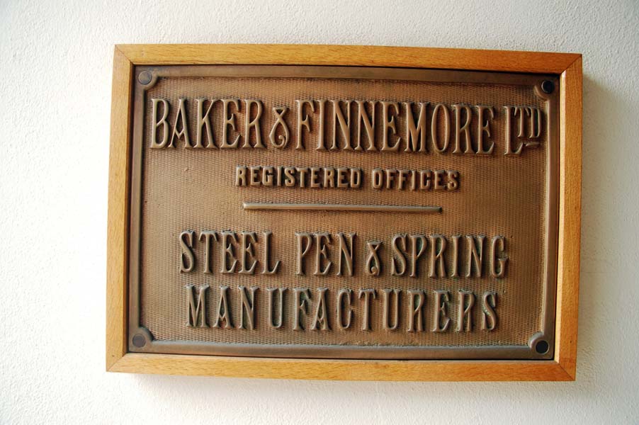 Pen maker's sign, The Jewellery Quarter.