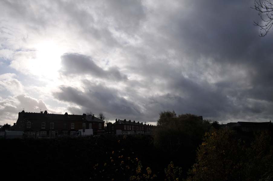 Sunshine after storms, Bordesley Green.