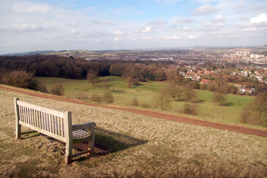 View from the Lickey Hills.