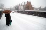 Lady with umbrella, Erdington.