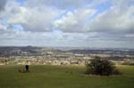 The city of Birmingham from the Lickey Hills.