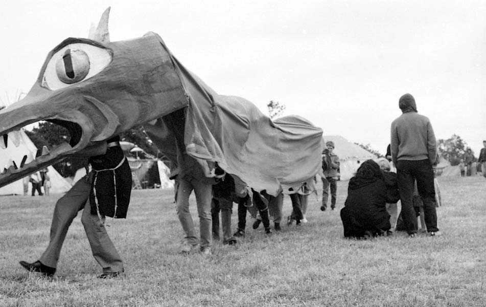 Free festival 1978, near Pilton, Somerset.