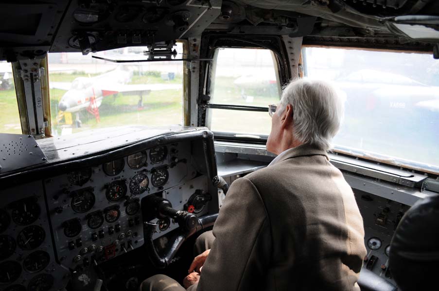 Armstrong Whitworth Argosy cockpit.