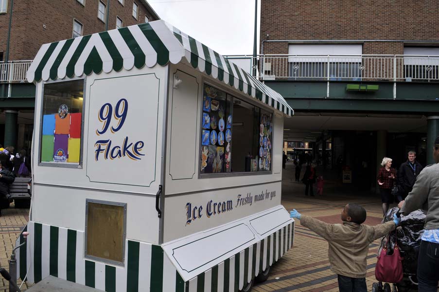 Mum, I want an ice cream.