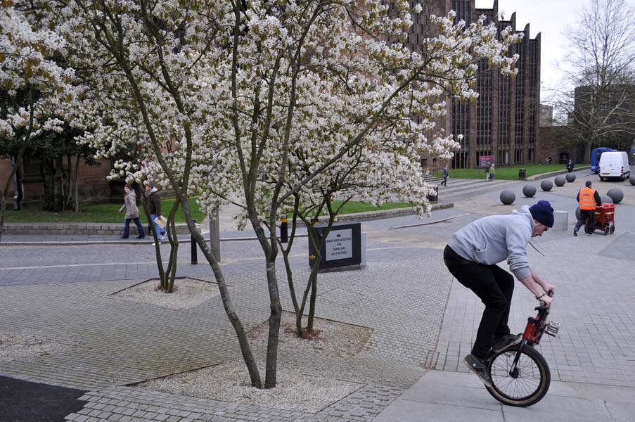 Trick cyclist.