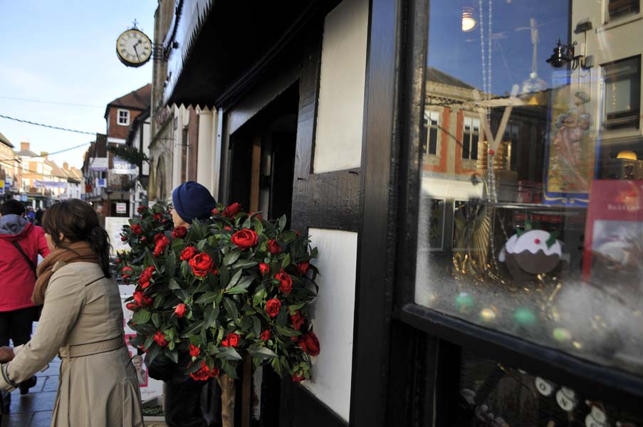 Red roses, Lichfield.