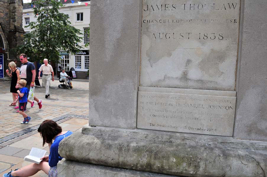 The Samuel Johnson memorial, Lichfield.