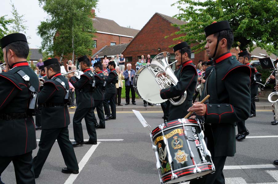 The band of the Gurkhas.