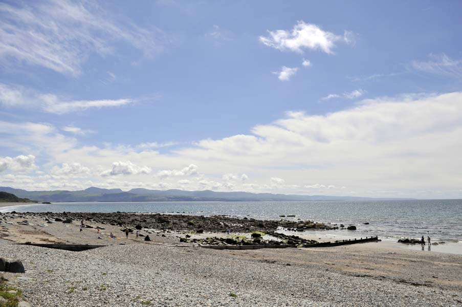 Buckets and spades, Criccieth.