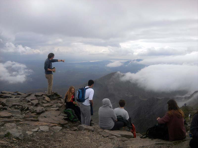 Snowdon summit.