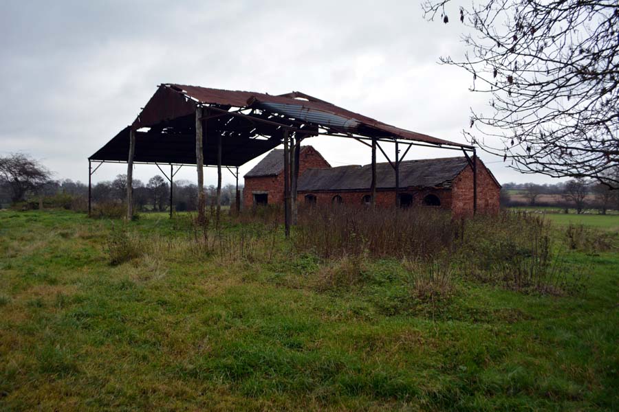 Old barn and outhouses.