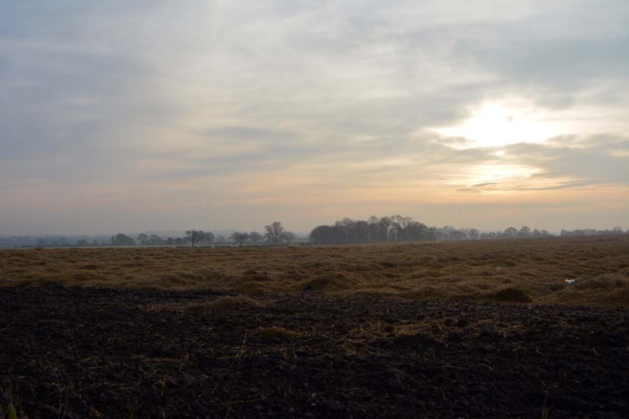 Winter sky, near Shenstone.