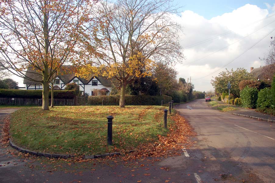 Autumn in a Warwickshire village.