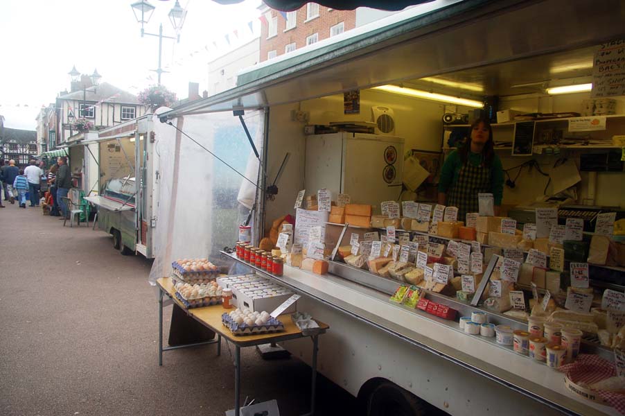 Fine cheeses, Ludlow.