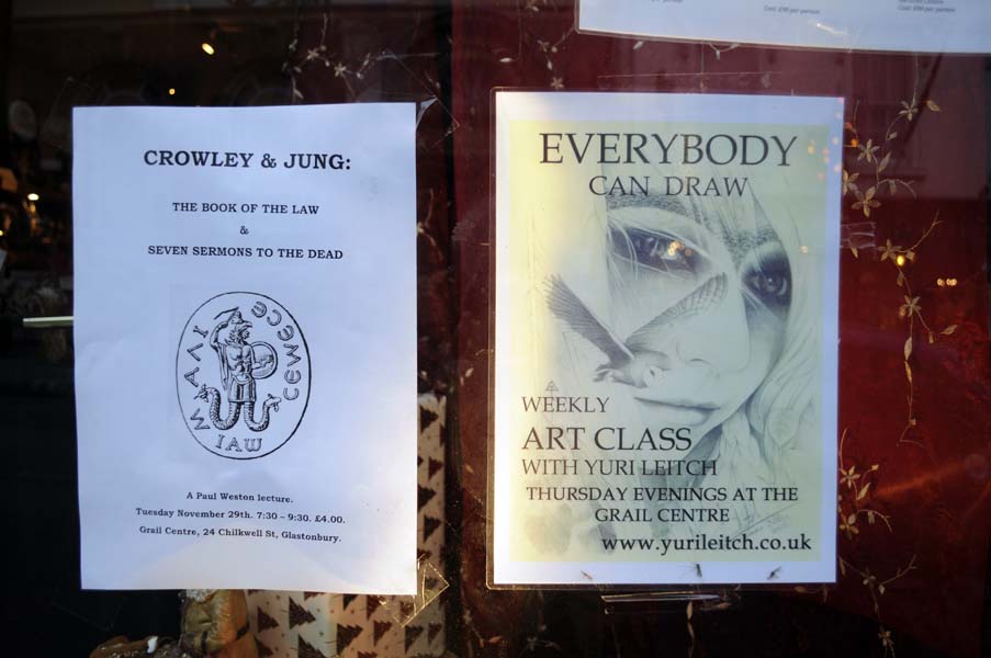 Flyers, Glastonbury.