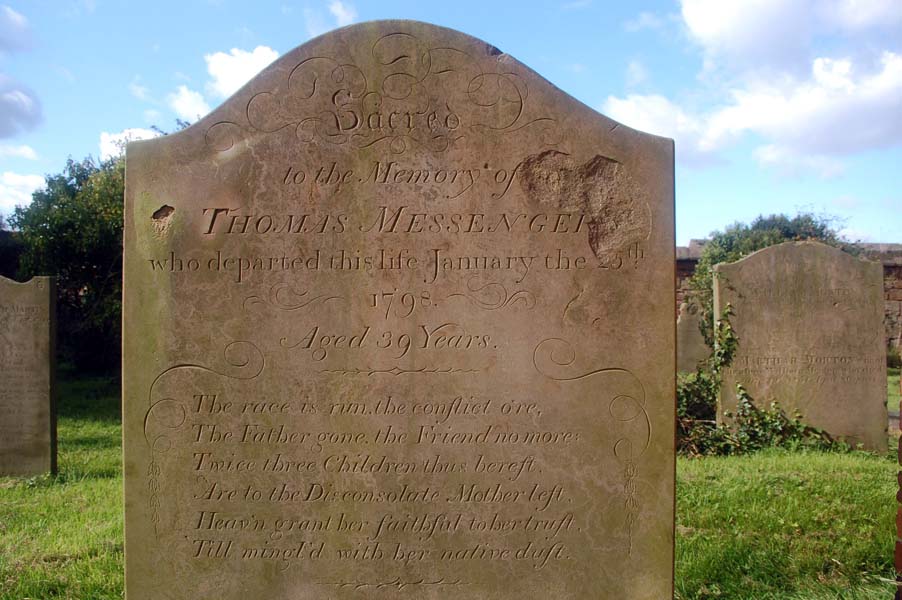 Gravestone, Maxstoke.