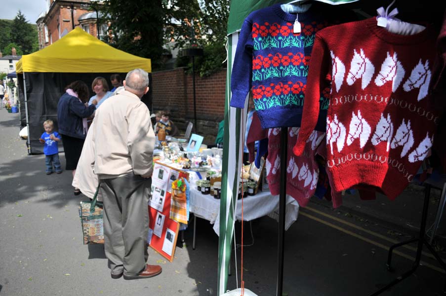 Hand knitted, Church Stretton.