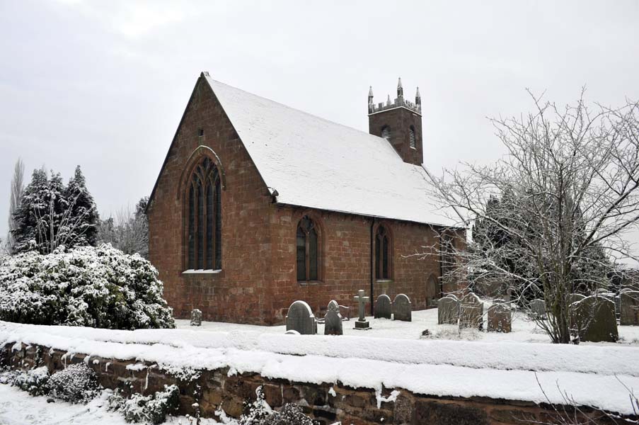 Midwinter, Maxstoke church.