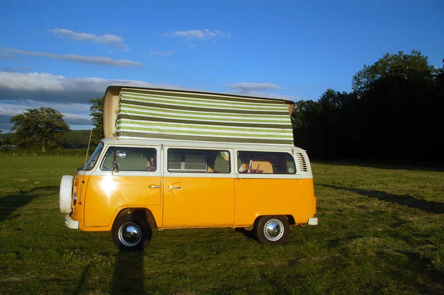 Old camper van, Triple XXX.