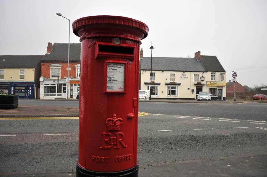 Post box, Pelsall.