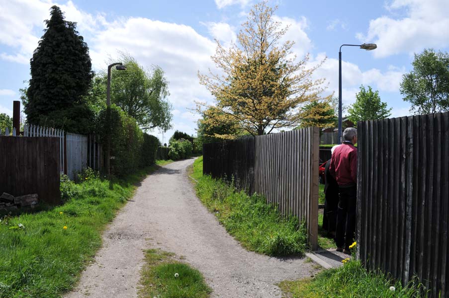 The back lane.