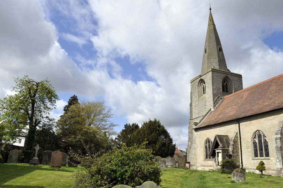 The church of St Mary Magdalene, Tanworth in Arden.