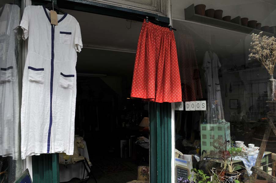 The red skirt, Hay on Wye.