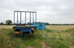 The cut hay meadow.