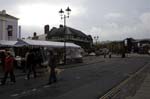 Walking the dog, Ludlow market.