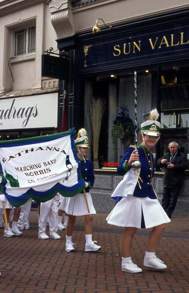 Marching band, New Street.