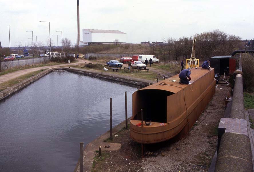 Narrow boat manufacture, Small Heath.