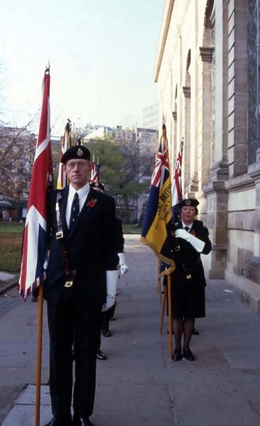 The British Legion, Birmingham cathedral.