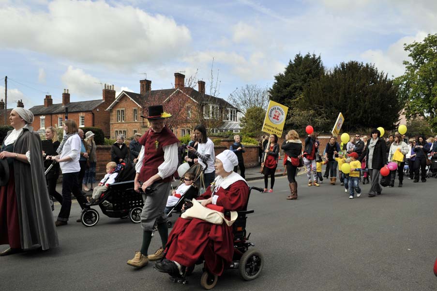 Enjoying the day, Stratford upon Avon..