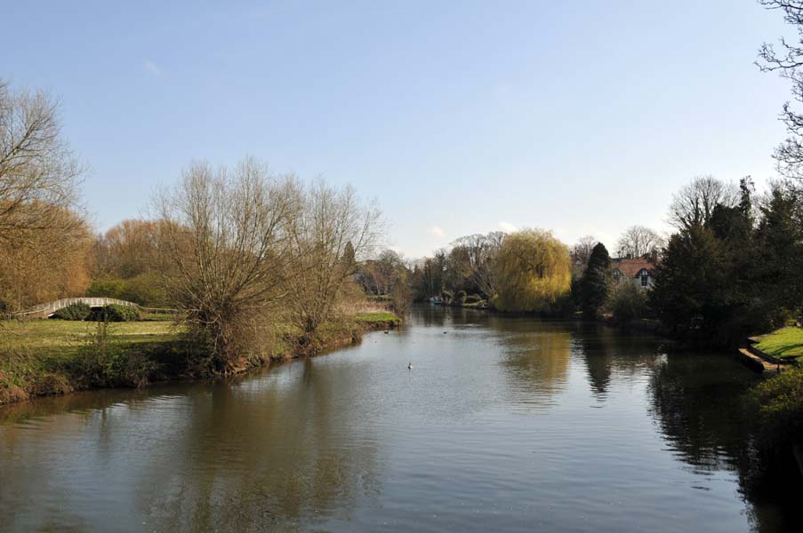 The river Avon in spring.