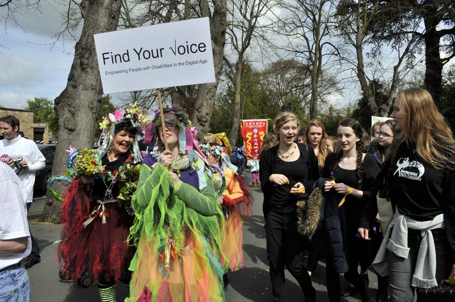 Winners of the best costumes, Stratford upon Avon.