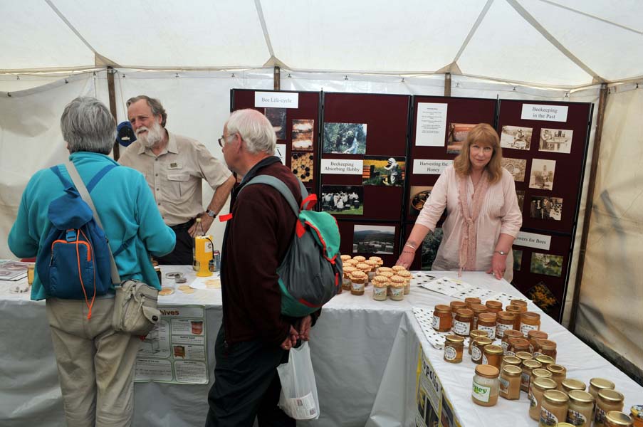 Honey stall.