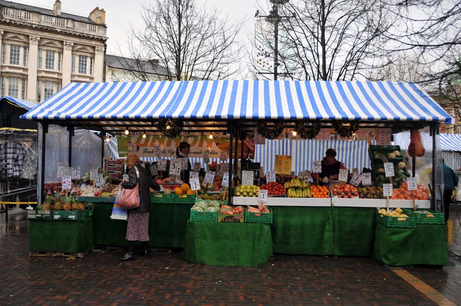 Fresh fruit, Walsall market.