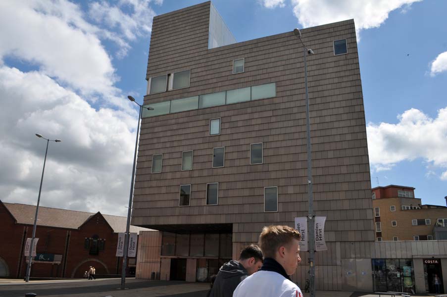 Walsall's new art gallery.